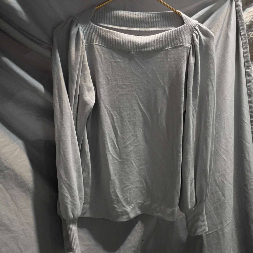 LOFT Light Gray Women's Sweatshirt
